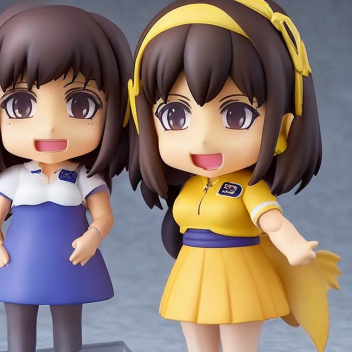 Image similar to leni robredo, an anime nendoroid of leni robredo, figurine, detailed product photo