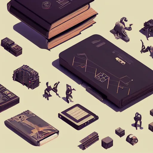 Prompt: bible, futuristic, techno, cyberpunk, product design, 3 d render, 3 d concept, isometric design, fun, swag, cute