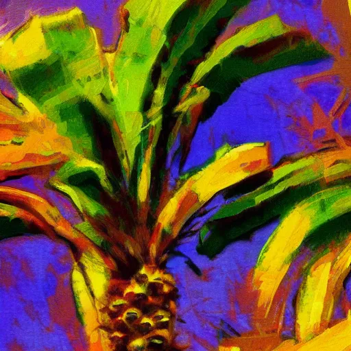 Prompt: banana shot impressionist style