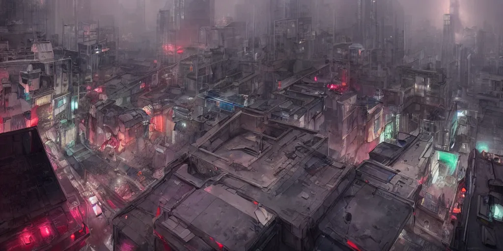 Image similar to cinematic shots of teenagers with tech clothing and hoods and tactical masks doing risky parkour on the rooftops of a dystopian city, neon lights, sci - fi, night lights, rain and haze, concept art, intricate, in the style of katsuhiro otomo, akira, unreal engine