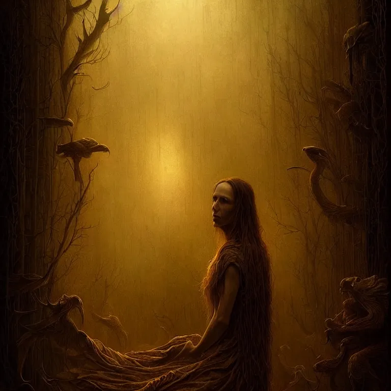 Image similar to epic professional digital art of 😋 👀, faint golden moody atmospheric lighting, painted, intricate, detailed, detailed, foreboding, by leesha hannigan, wayne haag, reyna rochin, ignacio fernandez rios, mark ryden, iris van herpen,, epic, stunning, gorgeous, much wow, cinematic, masterpiece.