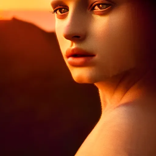 Image similar to photographic portrait of a stunningly beautiful queen of the underworld renaissance female in soft dreamy light at sunset, contemporary fashion shoot, by edward robert hughes, annie leibovitz and steve mccurry, david lazar, jimmy nelsson, breathtaking, 8 k resolution, extremely detailed, beautiful, establishing shot, artistic, hyperrealistic, beautiful face, octane render