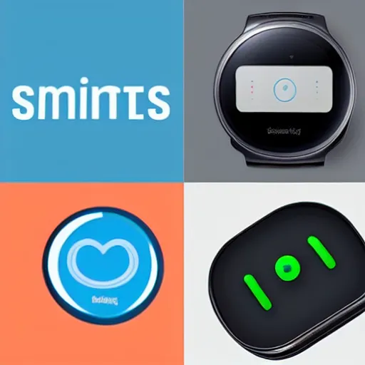 Prompt: Samsung SmartThings, Logo design, designed by Futuristic mecha