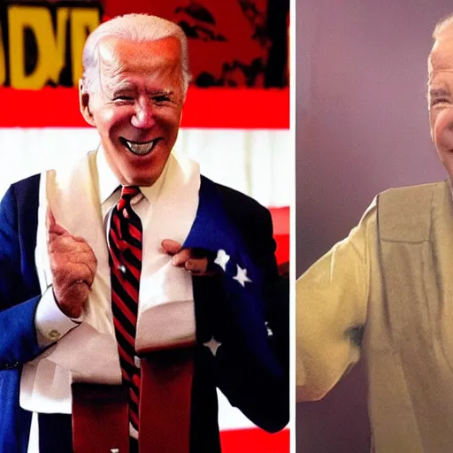 Prompt: joe biden in kung lao costume, mortal kombat