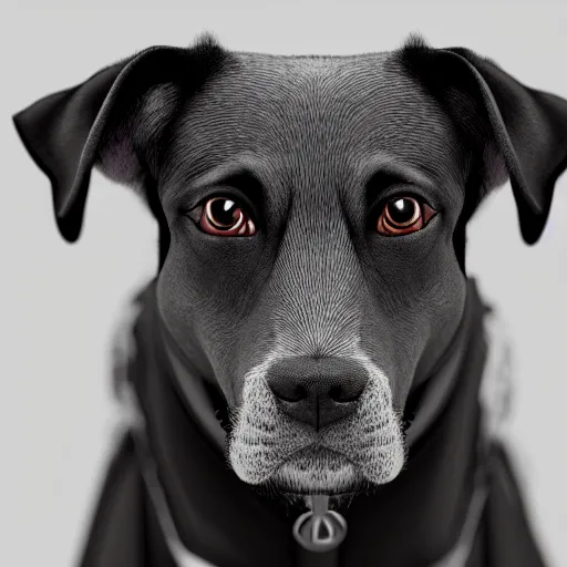 Prompt: a dog named Loki, realistic, photorealistic, 4K