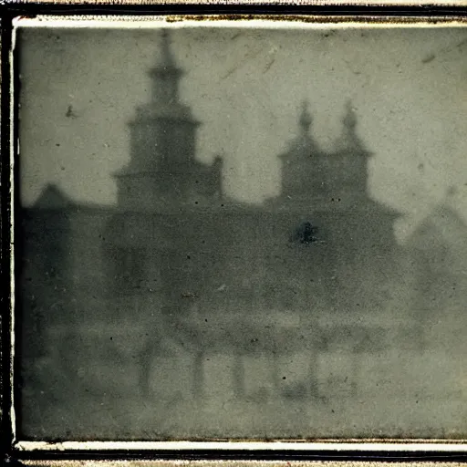 Image similar to photograph from the 1700s, faded, blurry, faded, blurry, faded, blurry, unclear, first ever photograph