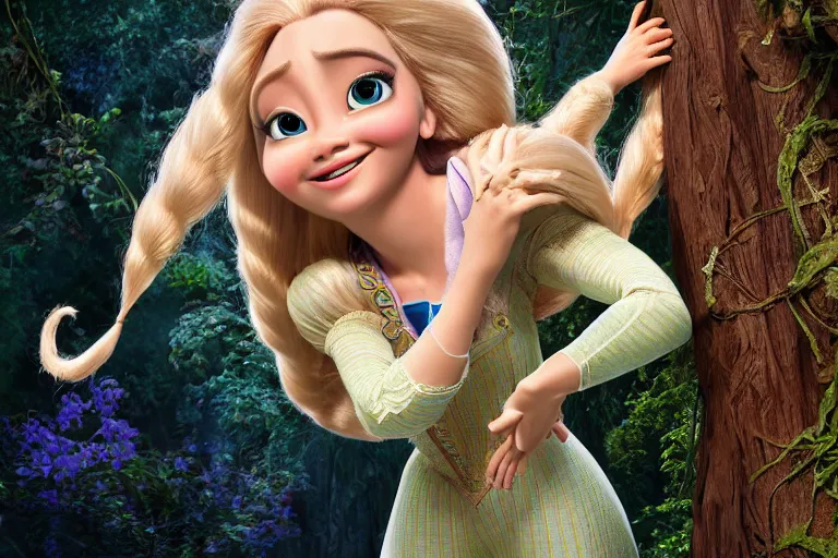 Prompt: Rapunzel from Tangled in Aliens (1986), highly detailed, high quality, HD, 4k, 8k, Canon 300mm, professional photographer, 40mp, lifelike, top-rated, award winning, realistic, sharp, no blur, edited, corrected, trending