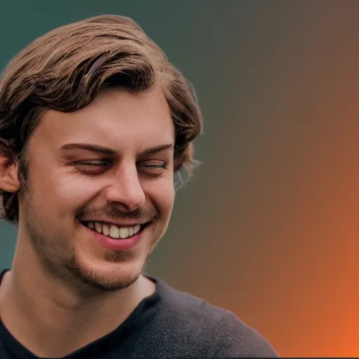 Image similar to Pepega smile full realistic cinematic portrait