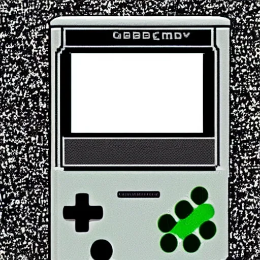 Image similar to gameboy camera dmg gbc photo of a peaceful day at the park. low res 8 - bit chunky monochrome black and green photography.