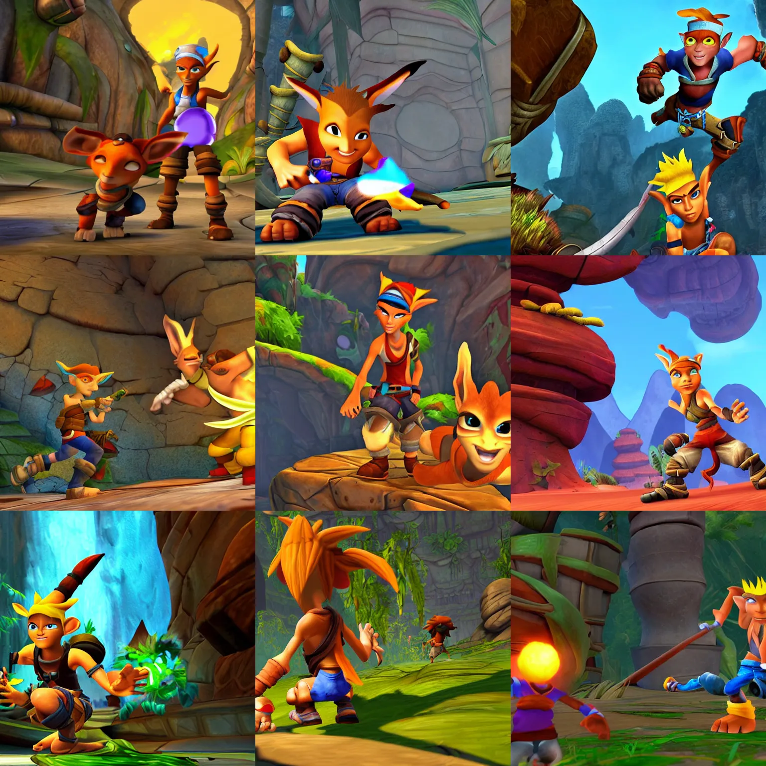 Prompt: jak and daxter the precursor legacy