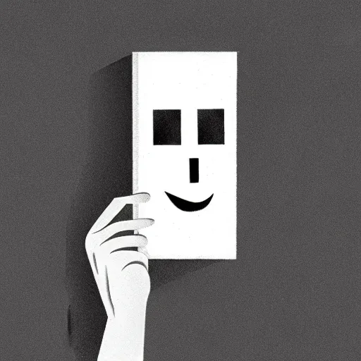 Image similar to book illustration of a chocolate bar crying because he has been split in half, book illustration, monochromatic, black and white image, white background