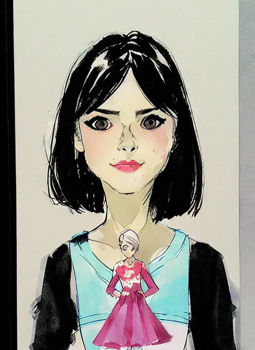 Image similar to a portrait of a pretty young lady by dustin nguyen