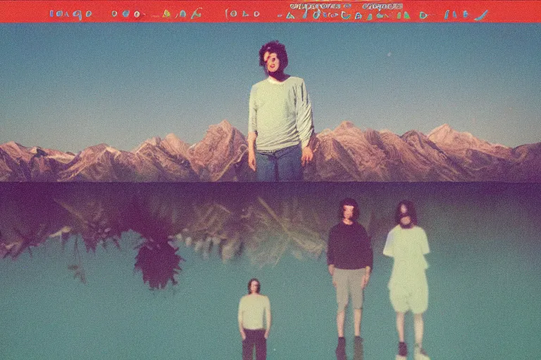 Image similar to boards of Canada album cover, high quality film