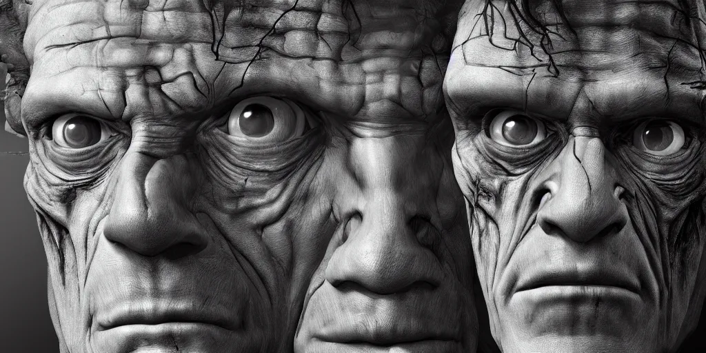 Image similar to portrait concept art of frankenstein, alive scene!, wallpaper hd, intricate detail, 8 k, 4 k, trending on artstation