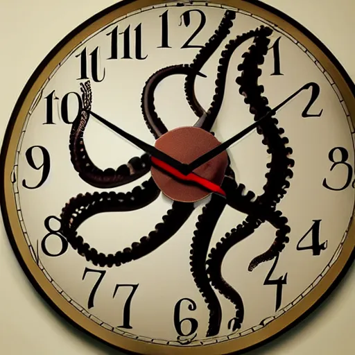 Image similar to octopus clock