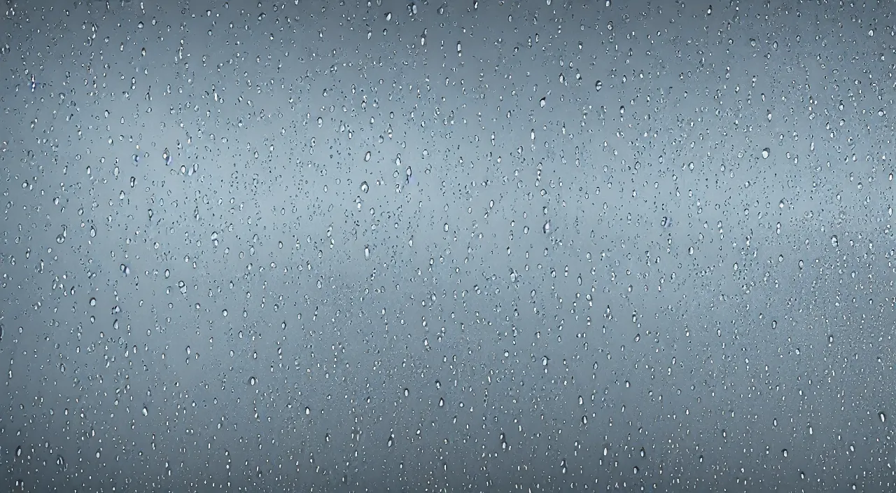 Prompt: Upside-down slow motion rain in a cloudless sky, hyper detailed photorealistic