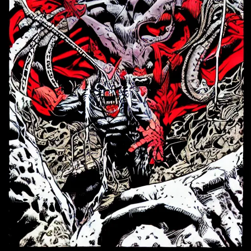 Image similar to demon by todd mcfarlane