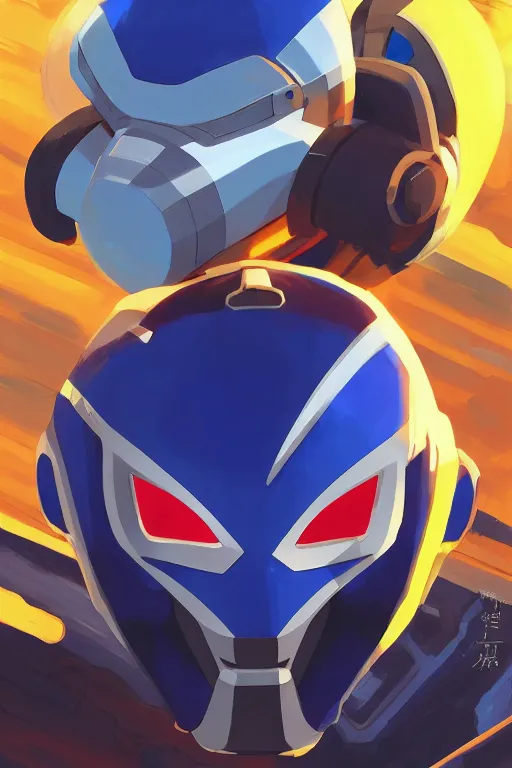 Image similar to robot ninja mask helmet megaman x zero rockman 2 0 2 2 switch game boss legacy collection fanart artsation, art gta 5 comics, behance hd by jesper ejsing, by rhads, makoto shinkai and lois van baarle, ilya kuvshinov, rossdraws global illumination ray tracing