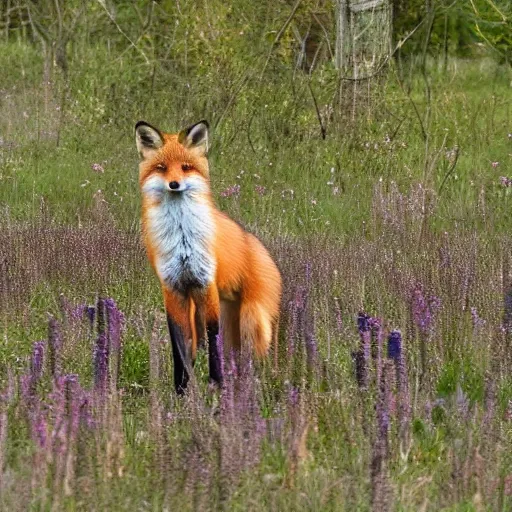 Prompt: fox wearing fox gloves