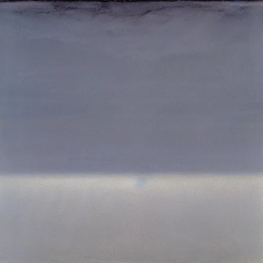 Prompt: the abstract painting'arctic void ', by caspar david friedrich, by rothko