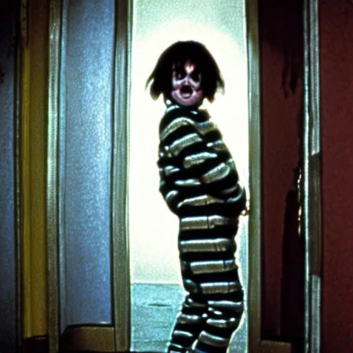 Image similar to Beetlejuice , film still from the movie The Shining