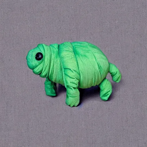 Image similar to tardigrade made of cotton