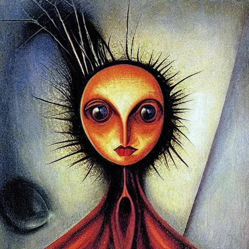 Prompt: pareidolia!!! by Remedios Varo