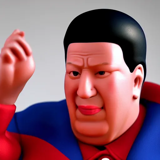 Image similar to hugo chavez toy. realistic. photo. photorealistic. detailed. high quality. high resolution. lossless quality. lossless. 8 k. hdr. 4 k. 8 k resolution. 1 6 k resolution