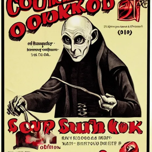 Image similar to count orlok advertisement for sunscreen