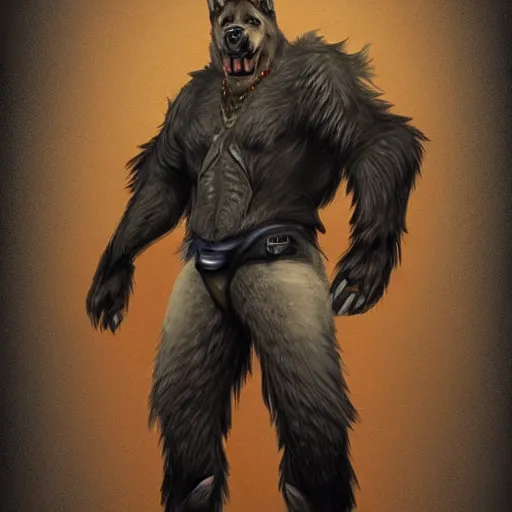 Image similar to a humanoid german shepherd beast - man, sitting on a couch and puts on jeans, artstation, concept art, smooth, sharp foccus ilustration, artstation