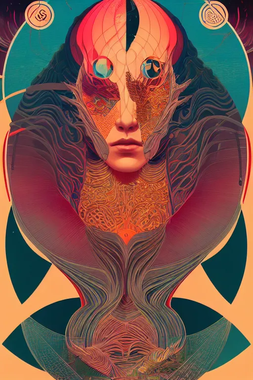Image similar to portrait of godel's consistency of the axiom of choice, by tristan eaton, victo ngai, peter mohrbacher, artgerm,