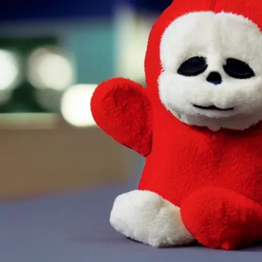 Image similar to a beanie baby too scary to be given to children