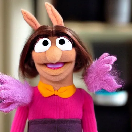 Image similar to louise belcher as a muppet