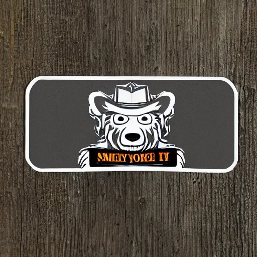 Image similar to Smokey the Bear bumper sticker