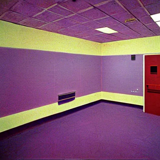 Image similar to photograph of a scifi ancient civilzation empty room, purple sun, william eggleston