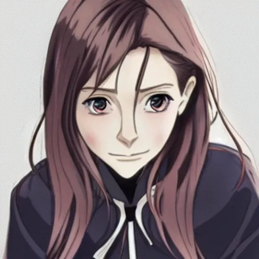 Image similar to Elisabeth Olsen as an anime character