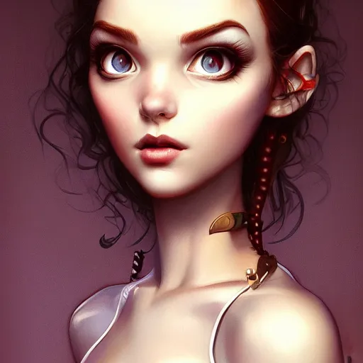 Prompt: Lofi portrait Pixar style by Stanley Artgerm and Tom Bagshaw and Joe Fenton