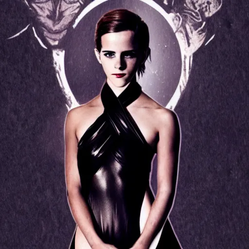 Prompt: emma watson as a succubus