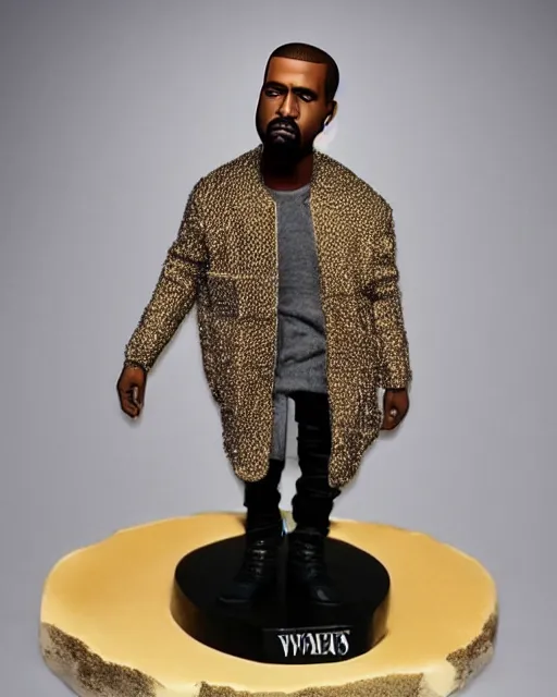 Image similar to kanye west bobblehead mode