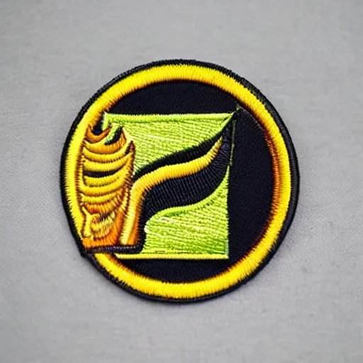 Image similar to fire station flame embroidered patch retro design