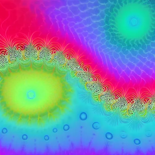 Image similar to Fractal Artwork in the style of Missy Gainer, deviantart