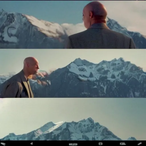 Image similar to Poetic sequence in Mr. Clean, a movie by Wes Anderson starring Adrian Brody. Adrian Brody tries to clean the windows of a large hotel in the Alps with mountain in the background. Splendid Wes Anderson colors, cinematic, very crisp