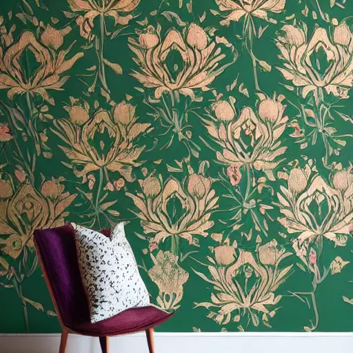 Image similar to Gilded lotus princess, 🌹✨ ivy, oriental wallpaper, james jean