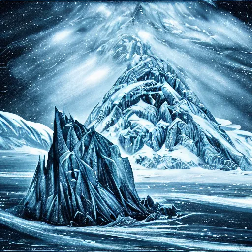 Prompt: epic masterpiece of creative and mysterious dream sequence of the prophet of Antarctica, cinematic, establishing shot, extremely high detail, photorealistic, cinematic lighting, intricate line drawings, 8k resolution