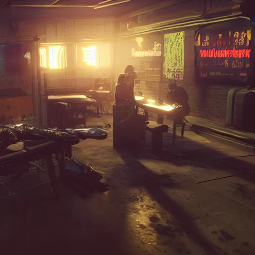 Image similar to ripper doc surgery table corpses underground shady. low light. Cyberpunk 2077. CP2077. 3840 x 2160