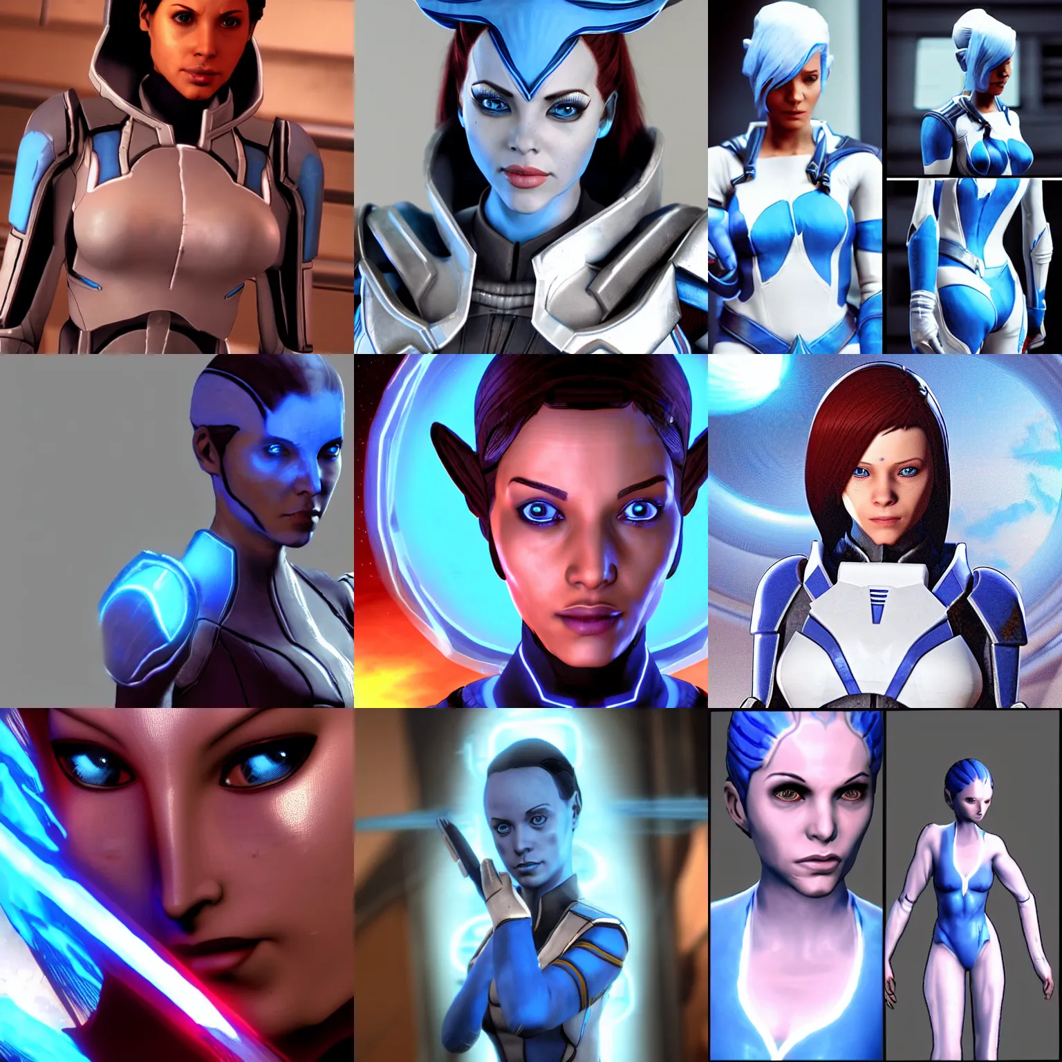 Prompt: liara from mass effect