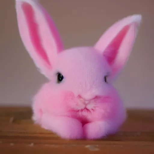 Image similar to photo of cotton candy that looks like a rabbit