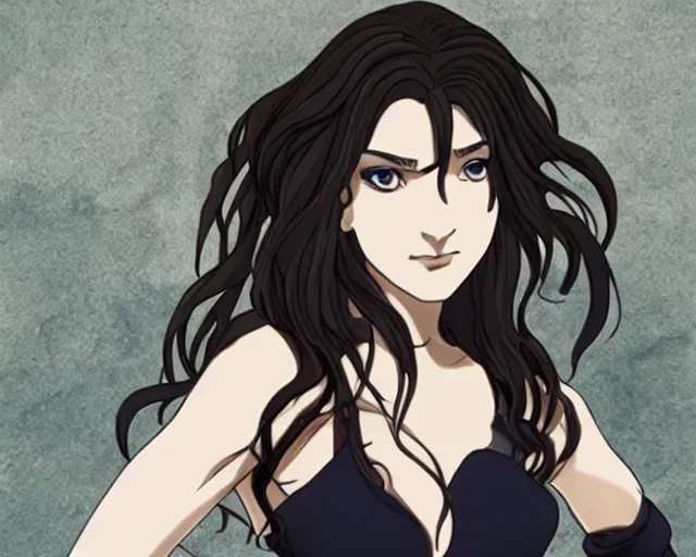 Image similar to rachel weisz anime character