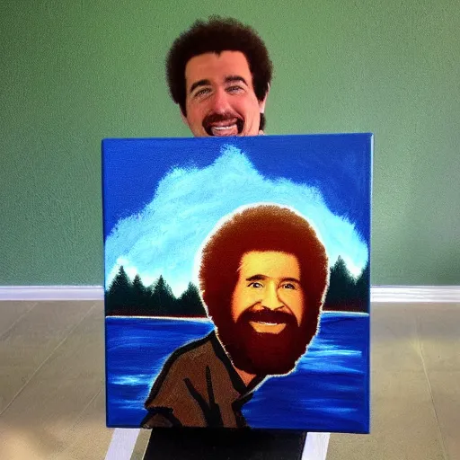 Prompt: painting in the style of bob ross