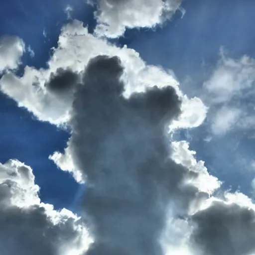 Image similar to clouds in the shape of a building